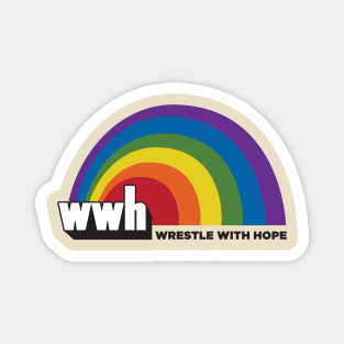 WWH Action Figure Logo Magnet