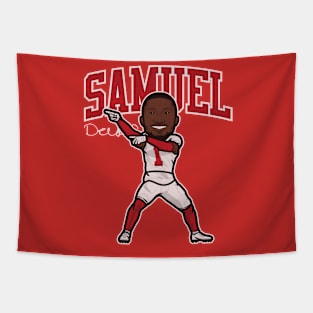 Deebo Samuel San Francisco Toon Tapestry