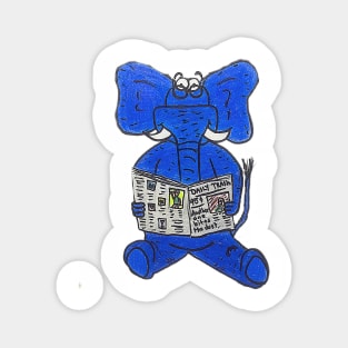 Even Elephants get the blues Magnet