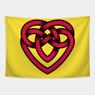 Celtic Love Heart Knot Tapestry