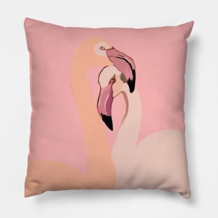 Flamingo Love Pillow