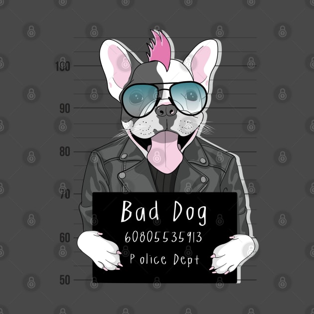 bad dog arrested by Mako Design 