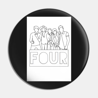 Four - One Direction Pin