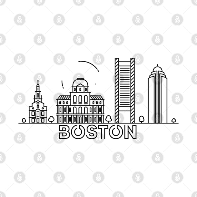 Boston city by SerenityByAlex