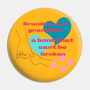 Grandma and grandkids Pin