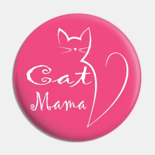 Cat Mama Pin