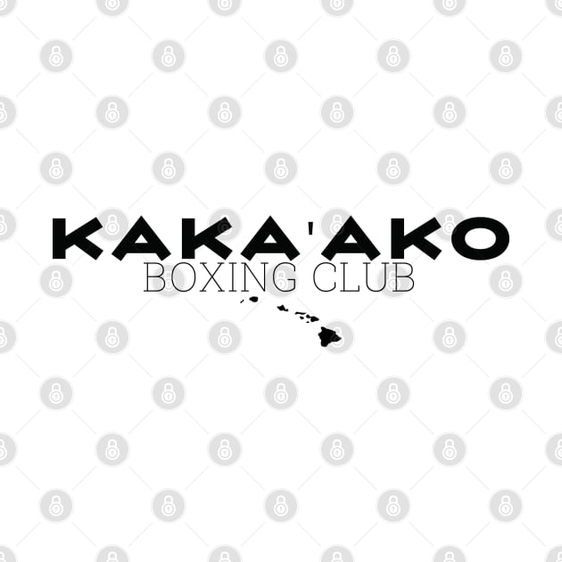 Rest-day design - Black Print by Kaka'ako Boxing Club