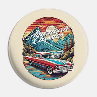 American Legendary Cars Pin