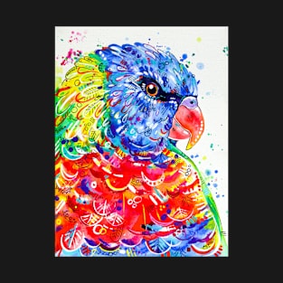 Rainbow Lorikeet Painting T-Shirt