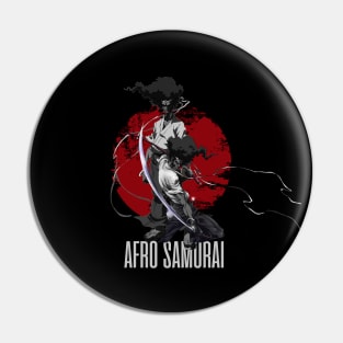 afro dark samurai Pin