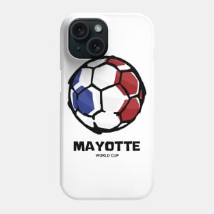 Mayotte Football Country Flag Phone Case