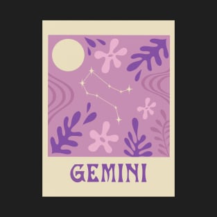 Abstract Gemini Zodiac T-Shirt