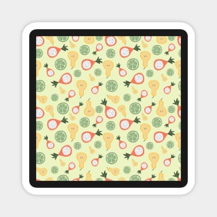 summer fruit seamless pattern Magnet