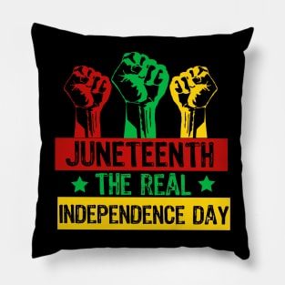 Juneteenth-The real Independence Day Pillow