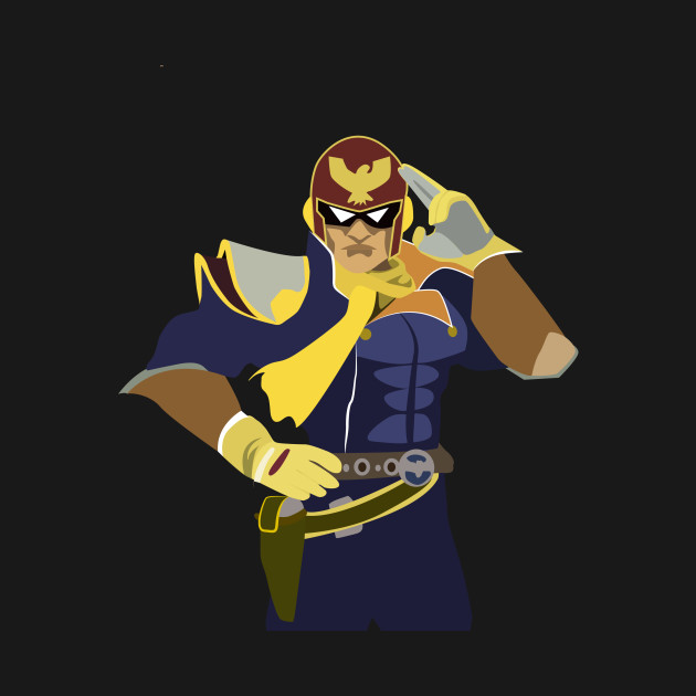 Disover Captain Falcon Salute - Super Smash Bros - T-Shirt