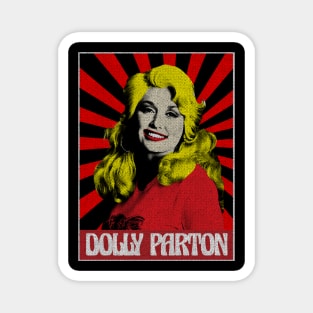 Dolly Parton 1980s Pop Art Fan Art Magnet