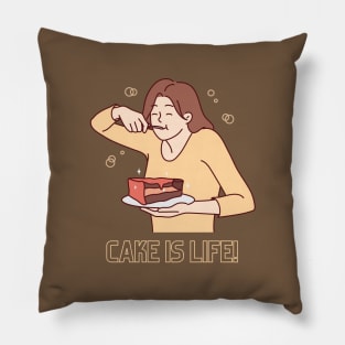 Cake is Life! Pillow