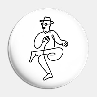 String Man (small) Pin