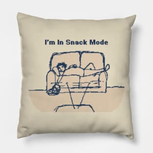 Snack Mode - 1Bit Pixelart Pillow