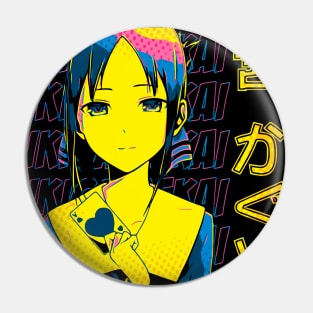 Kaguya Shinomiya Pop Art | IKIGAISEKAI V4 Pin