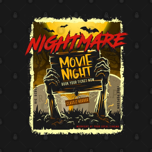 halloween horror nights movie poster by Jandjprints