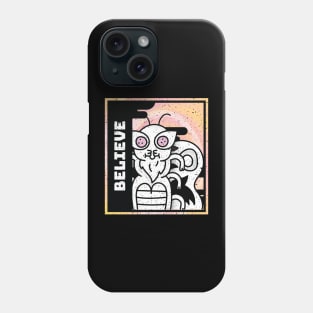 Inspirational Kaiju: Mothra says believe! Phone Case