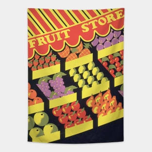 Fruit store (1936) vintage poster by Federal Art Project Tapestry