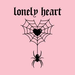 Lonely heart into web T-Shirt