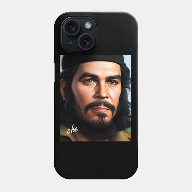 Realistic Portrait of Che Guevara Phone Case by MtWoodson