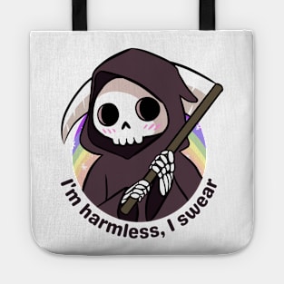 Cute funny grim reaper Tote