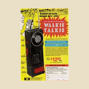 Vintage Walkie Talkie Ad T-Shirt