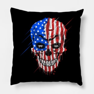 Skull USA Pillow