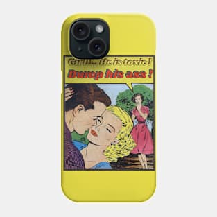 Funny Retro Romance Comic Phone Case