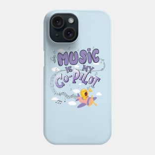 Music is my Co-Pilot Phone Case