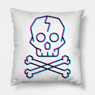 Skull Simple Graphic Pillow