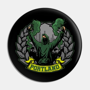 Portland Soccer Pin