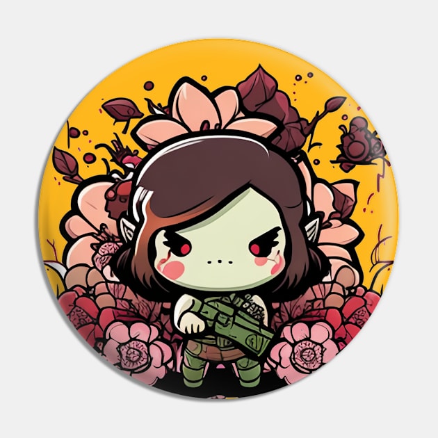 Flowery Jill Pin by mafiatees.intl