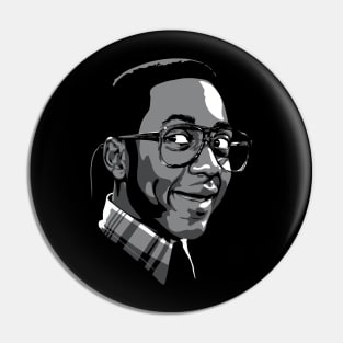 Jaleel White greyscale Pin