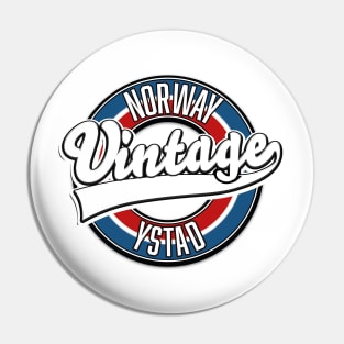 Ystad norway vintage logo Pin