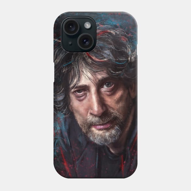 Neil Gaiman Phone Case by andycwhite