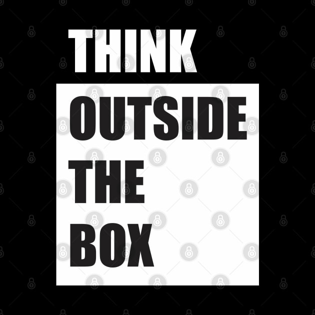 think outside the box by Qasim