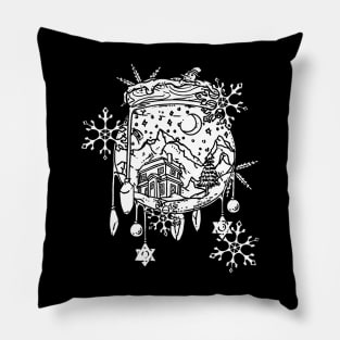 Winter Dream - Inktober 19-11 Pillow