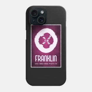 Rosalind Franklin Photo 51 DNA Crystallisation Phone Case