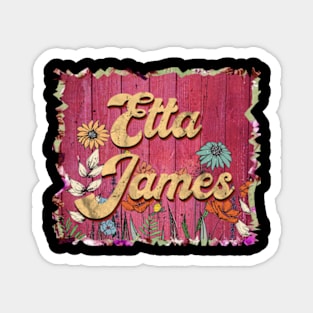 Classic James Personalized Flowers Proud Name Magnet