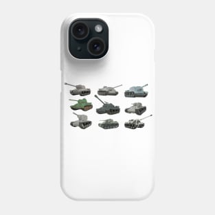 Various Soviet WW2 Tanks Phone Case