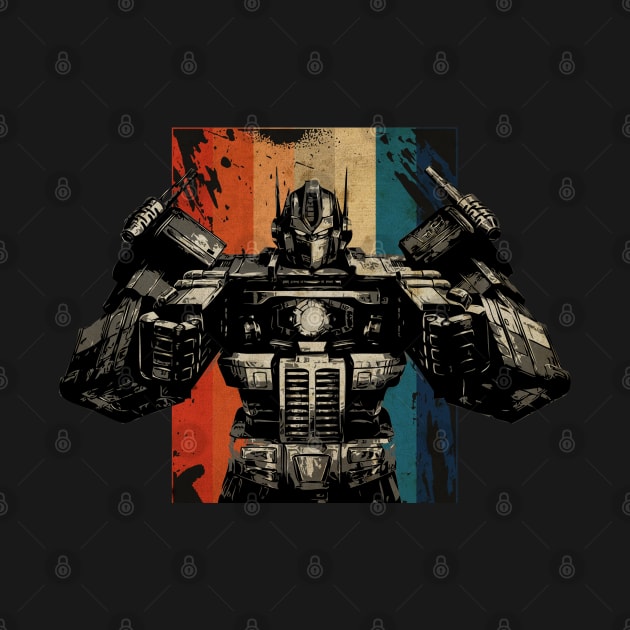 Optimus Warrior Robot by CTShirts