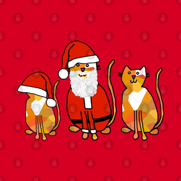 Cute Christmas Cats by ellenhenryart