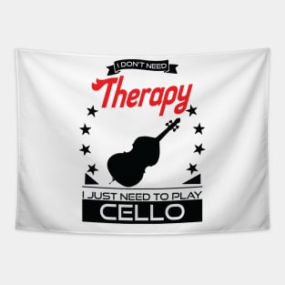 Cello - Better Than Therapy Gift For Cellists Tapestry