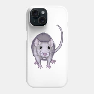 Cute Rat Drawing Phone Case