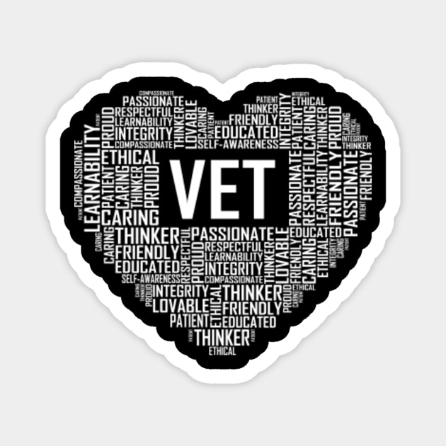 Vet Heart Magnet by LetsBeginDesigns